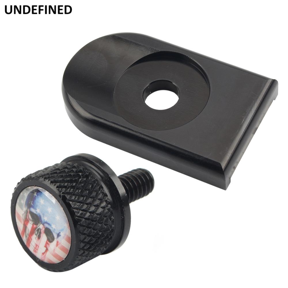 Rear Billet Motorcycle Seat Bolt Tab Screw