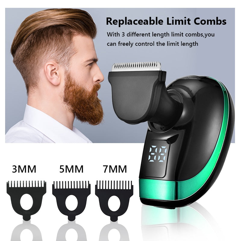 Bald Head Electric Shaver 5 Floating Heads