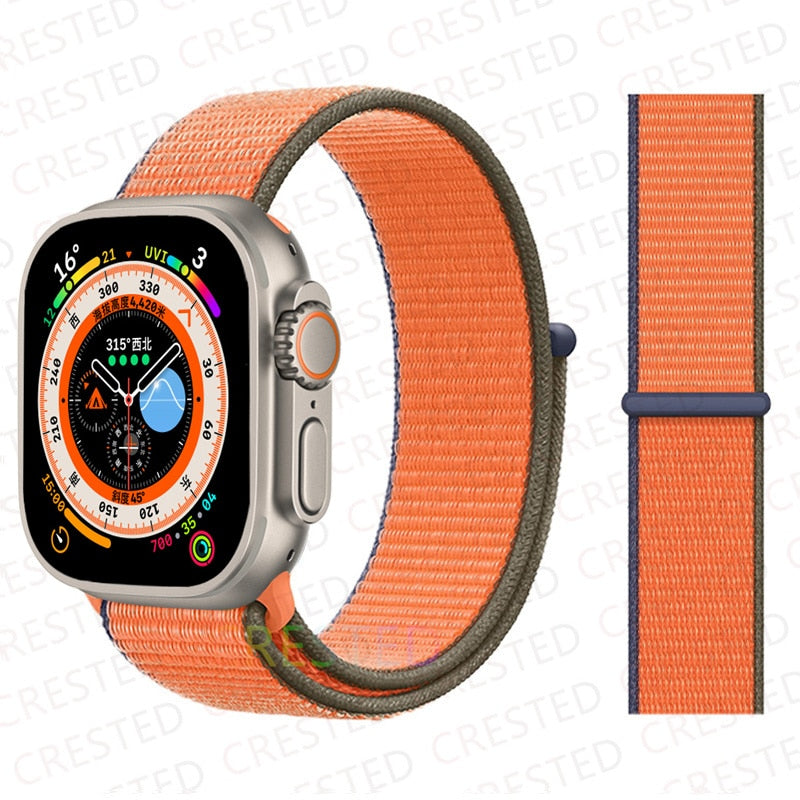 Nylon Loop Band For Apple Watch