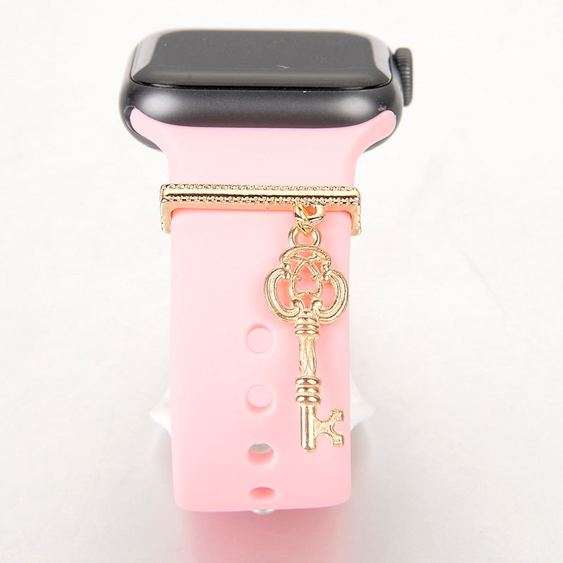 Rainbow Snowflake Smart Watch Charms