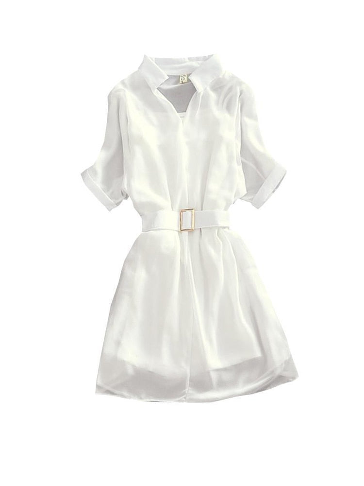 2-Pieces Chiffon Dress