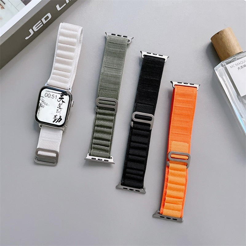 Alpine Loop Nylon Sport Strap for Apple watch band