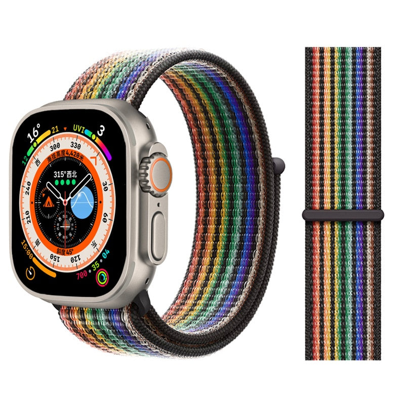 Nylon Loop Band For Apple Watch