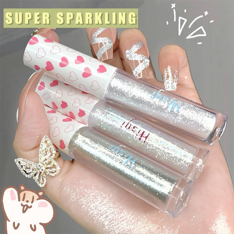 Liquid Eye Shadow Monochromatic Glitter Brighten