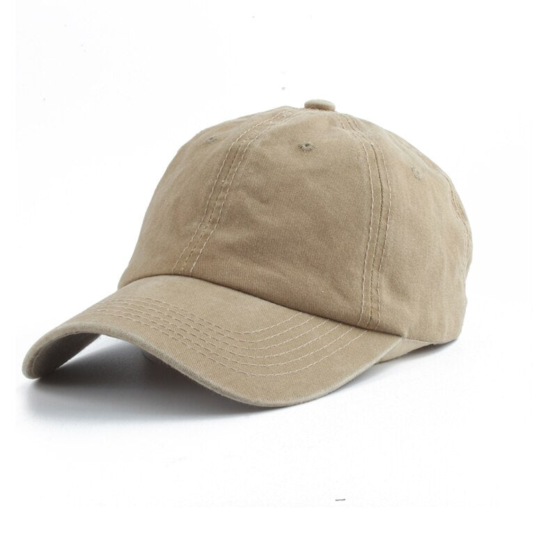 Vintage Washed Cotton Baseball Cap