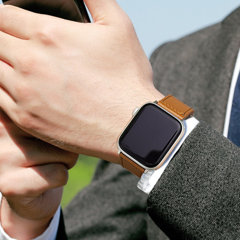 Leather Strap For Apple watch