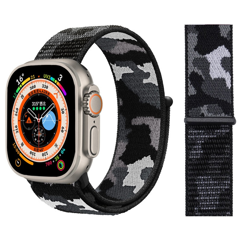 Nylon Loop Band For Apple Watch