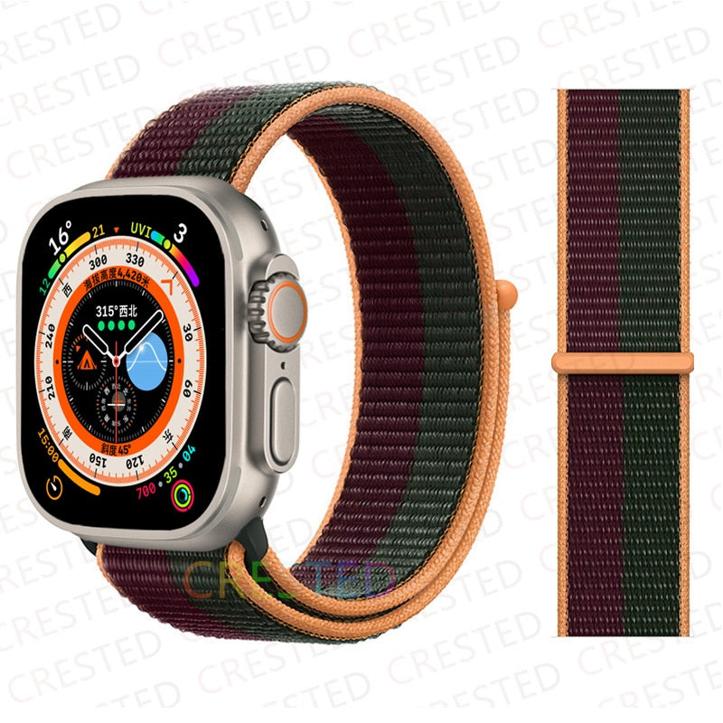 Nylon Loop Band For Apple Watch