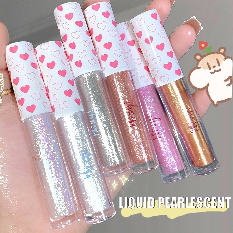 Liquid Eye Shadow Monochromatic Glitter Brighten