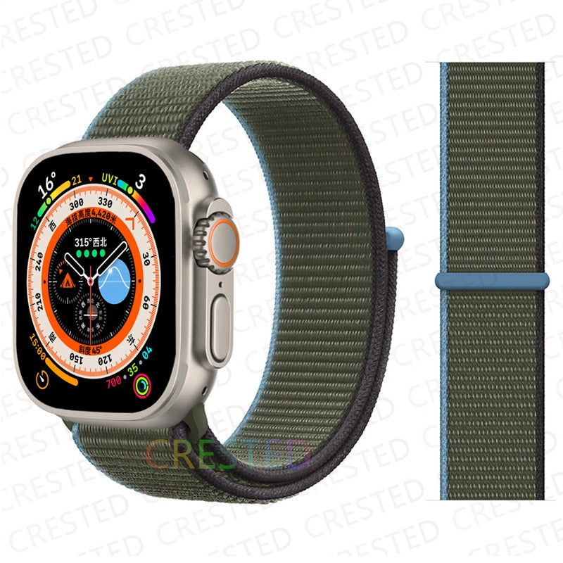 Nylon Loop Band For Apple Watch