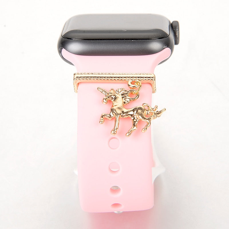 Rainbow Snowflake Smart Watch Charms