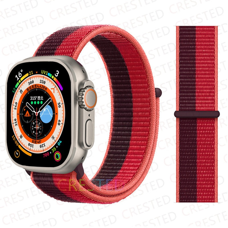 Nylon Loop Band For Apple Watch