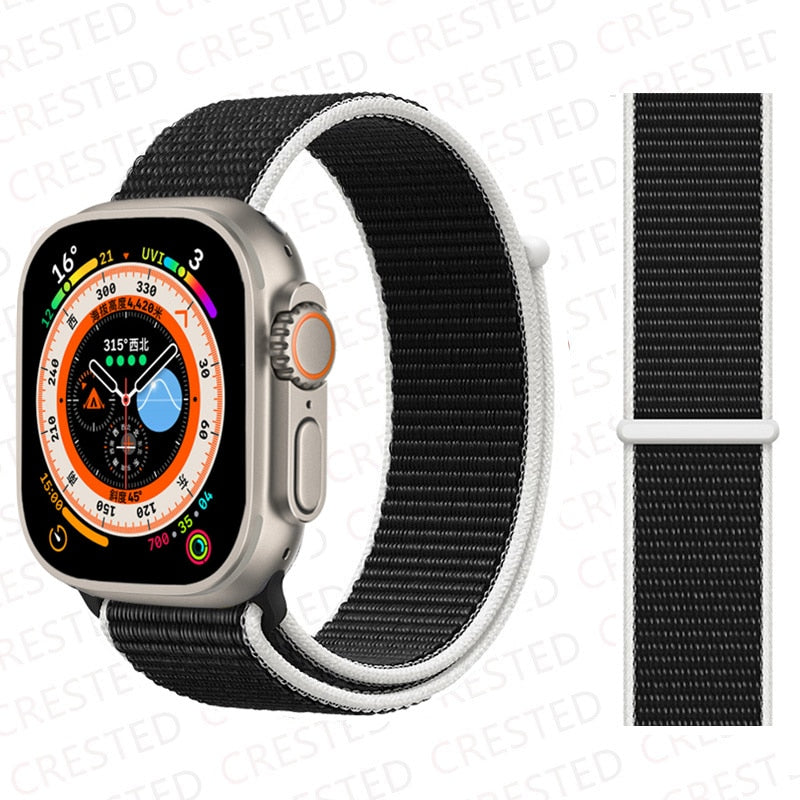 Nylon Loop Band For Apple Watch