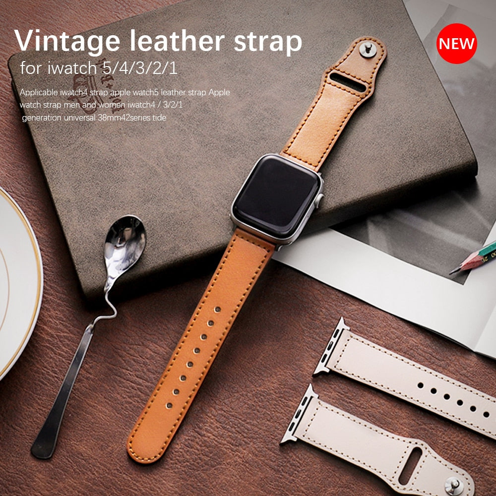 Leather Strap For Apple watch