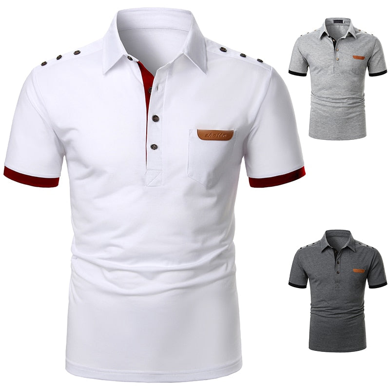 Contrast Polo Shirt