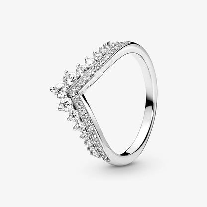 Tiara Crown Sparkling Rings