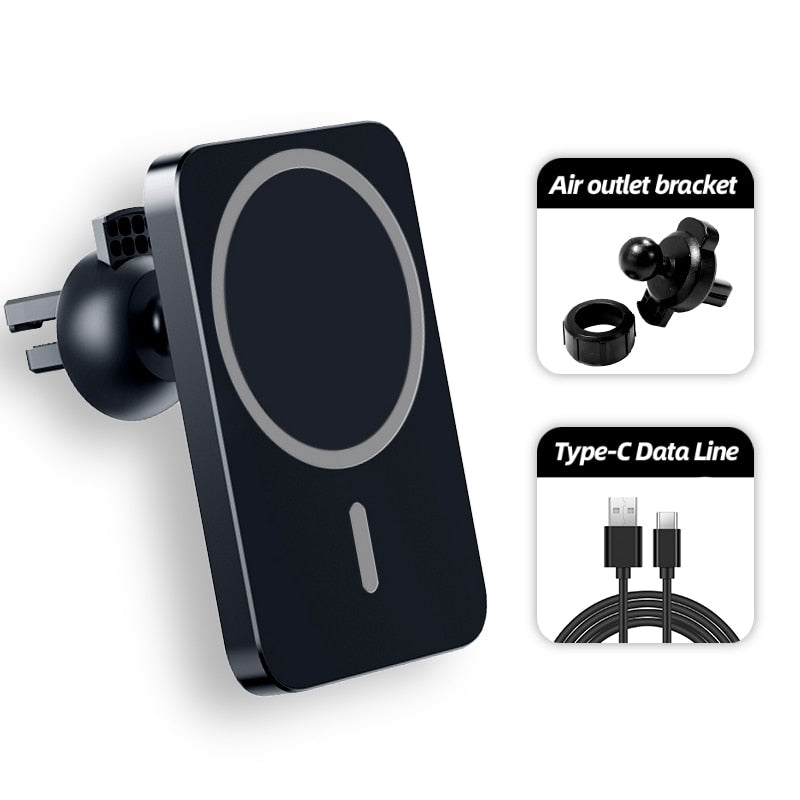 Magnetic Wireless Car Charger Mount