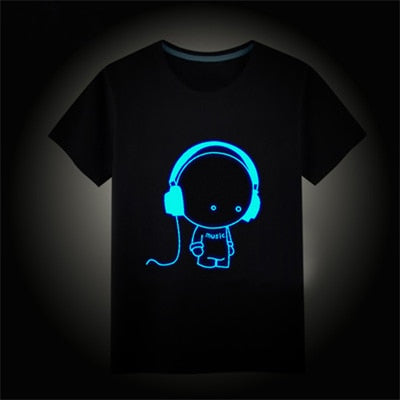 Noctilucent Neon Print T-Shirt