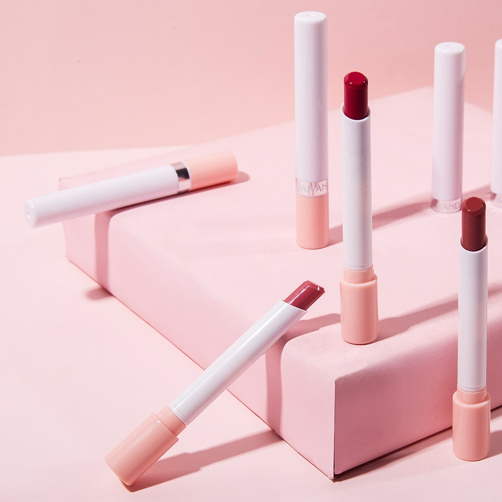 4 Colors Matte Lipstick Set Cigarette Style