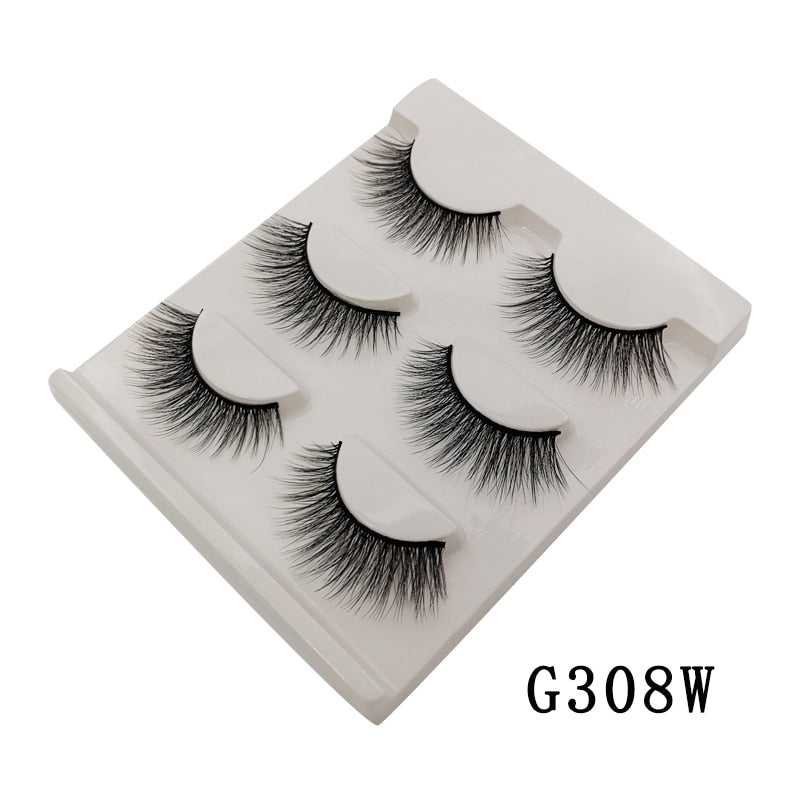 Dramatic False Eyelashes kit