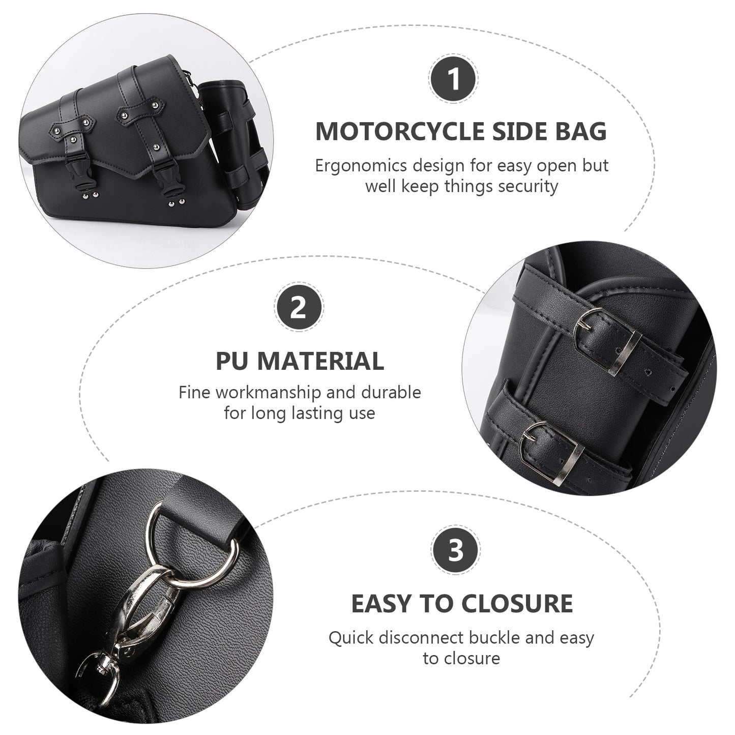 Motorcycle Saddle Tail Side Bags