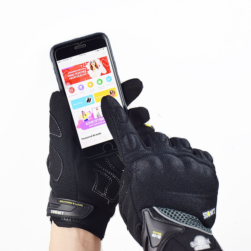 SUOMY Full Finger Racing Motorcycle Gloves