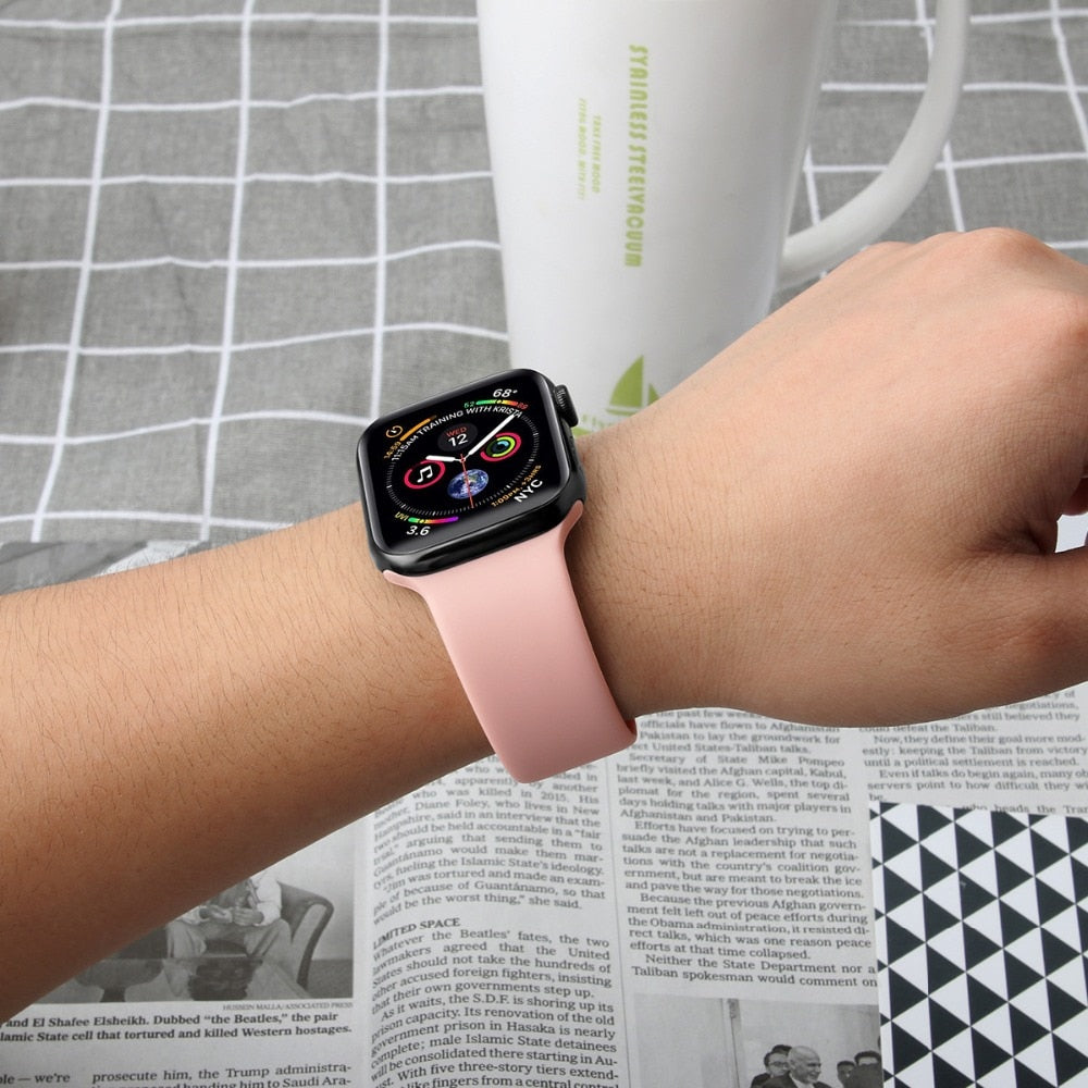 Silicone Strap For Apple Watch