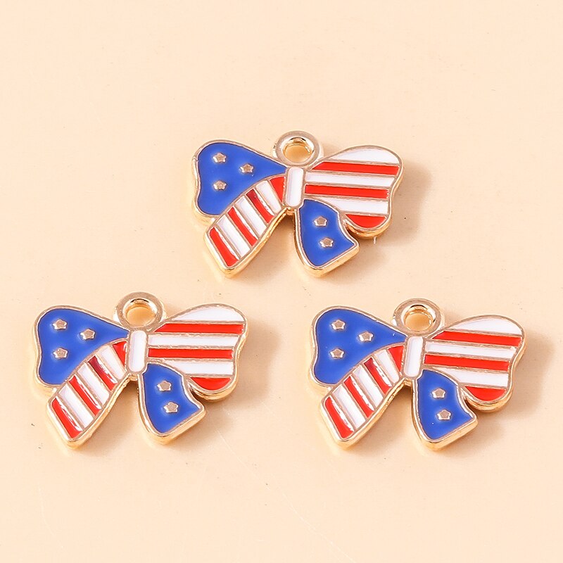 10pcs Charms American Love