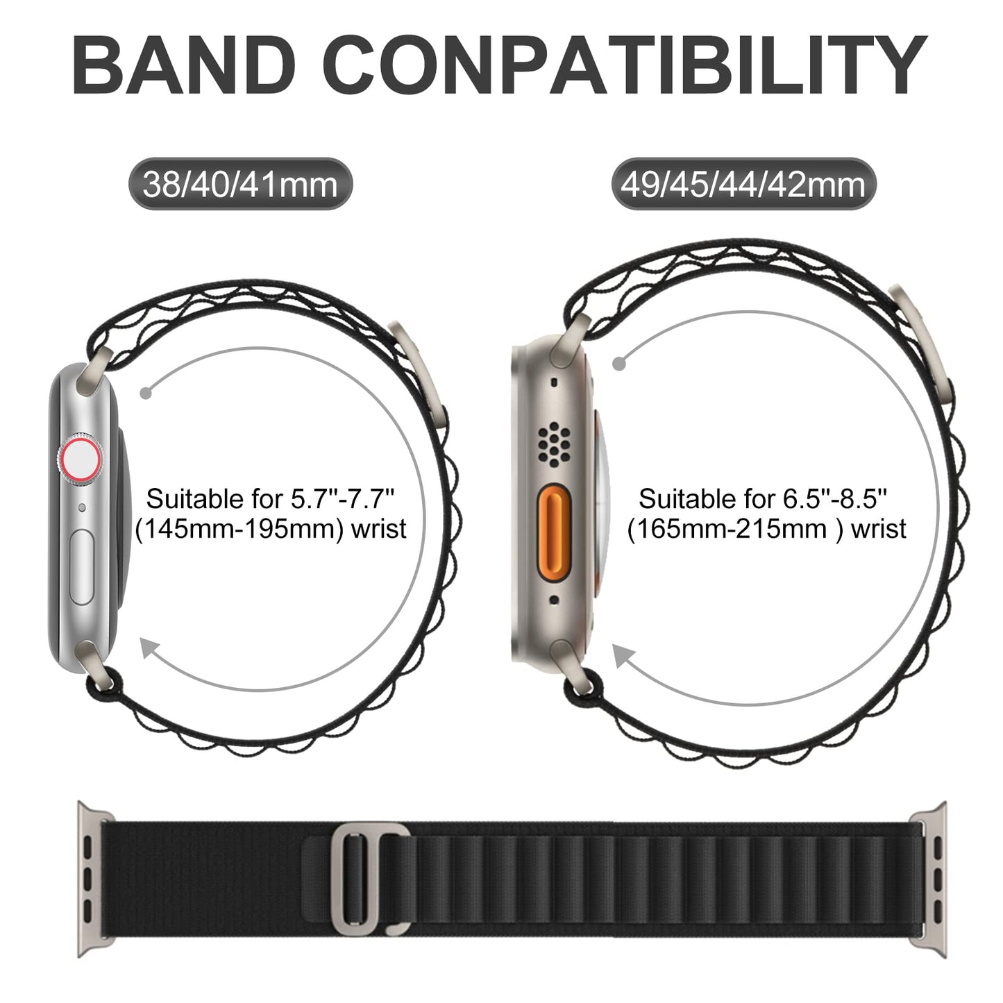 Nylon Smartwatch Strap For Apple Watch