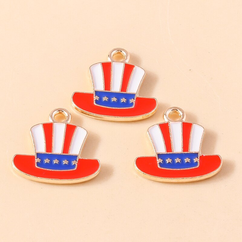 10pcs Charms American Love