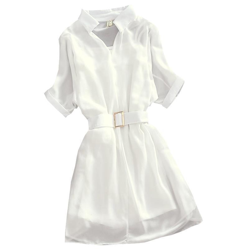 2-Pieces Chiffon Dress