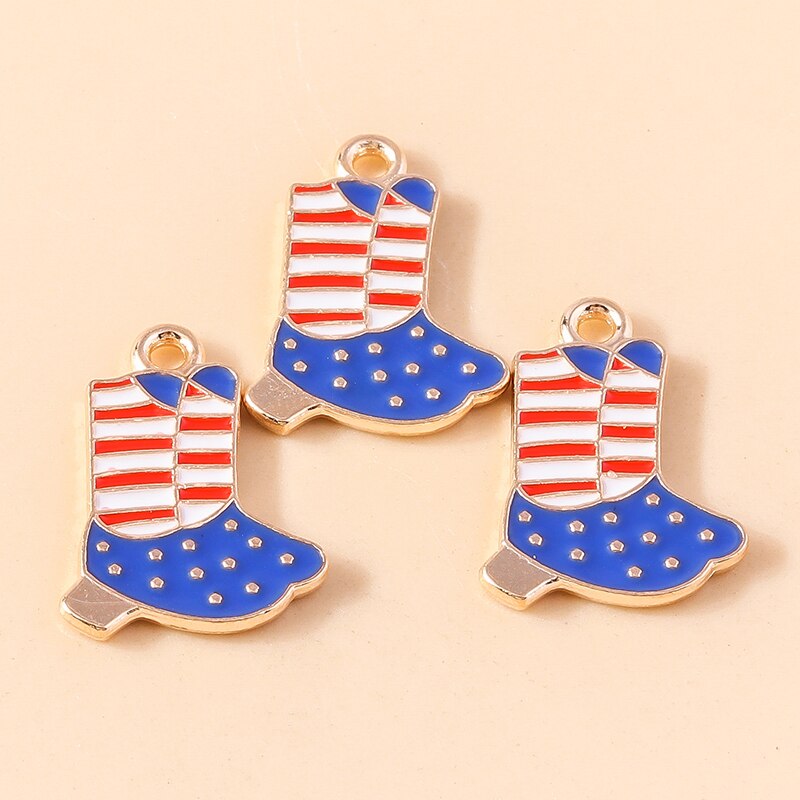 10pcs Charms American Love