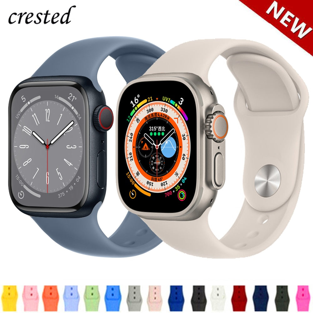 Silicone Strap For Apple Watch