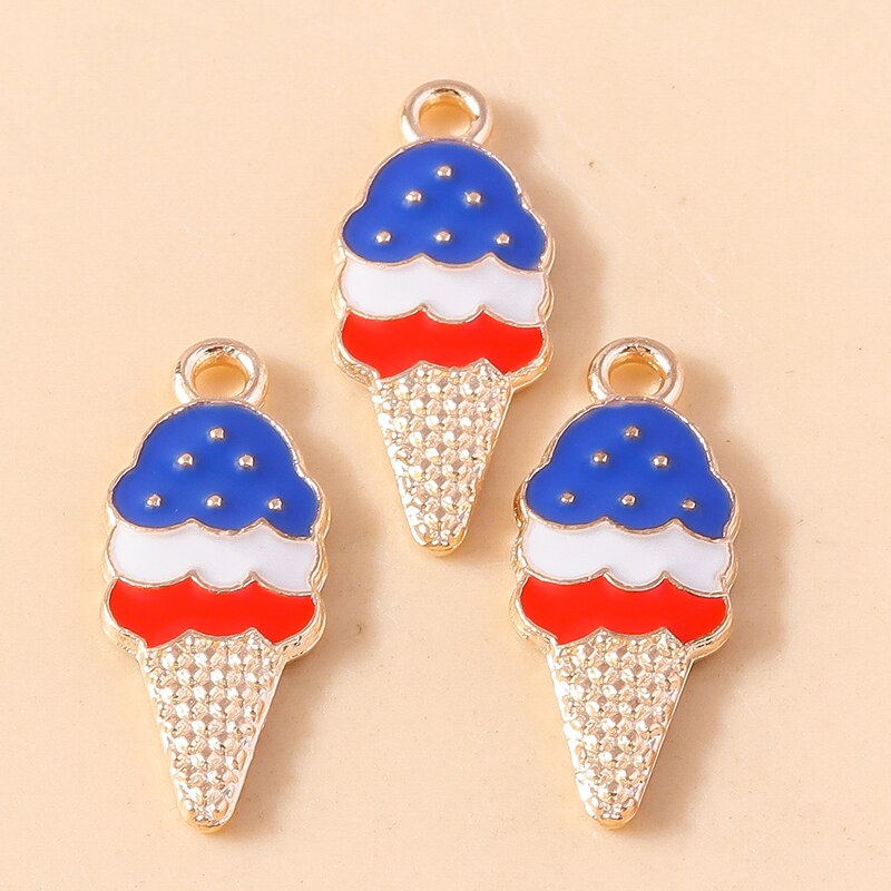 10pcs Charms American Love