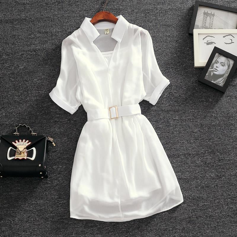 2-Pieces Chiffon Dress