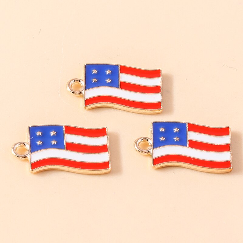 10pcs Charms American Love