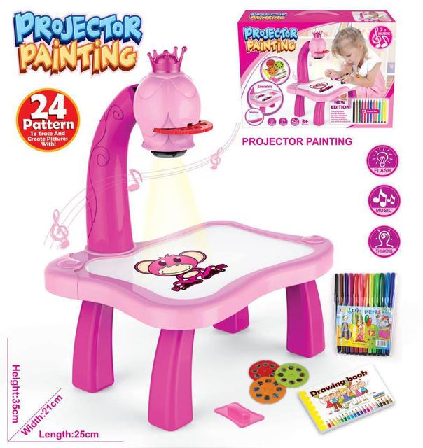 Kids Painting Board LED Projector