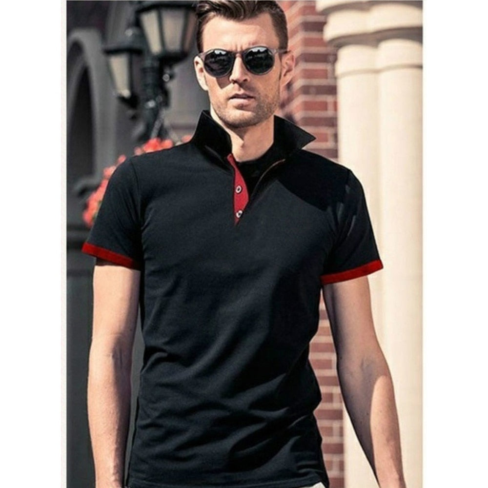 Men Polo Shirt Short Sleeve