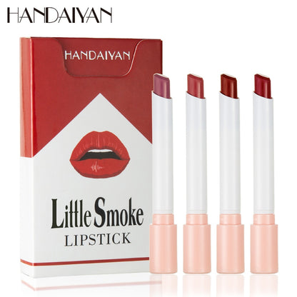 4 Colors Matte Lipstick Set Cigarette Style