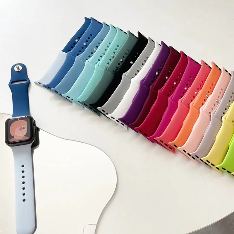 Silicone Strap For Apple Watch